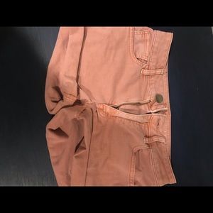 Peach american eagle shorts